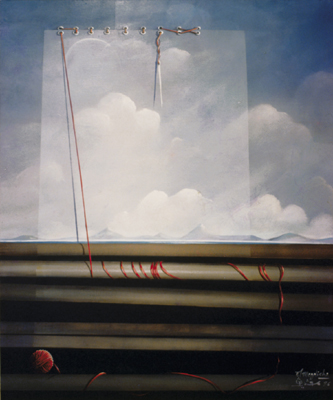 Pendule <br>(120x100cm) 1987